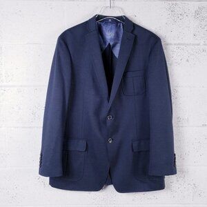 Hart Schaffner Marx Mens 2 Button Blazer Sport Coat Suit Jacket Large Blue